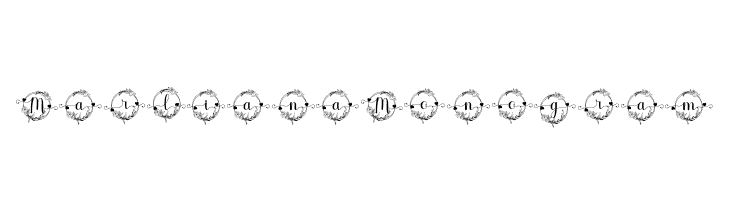 Marliana Monogram  Frei Schriftart Herunterladen