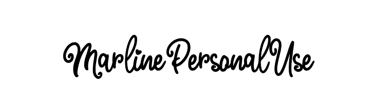 Marline Personal Use  Fuentes Gratis Descargar