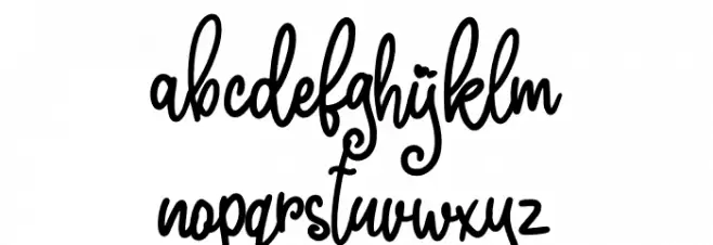 Marline फ़ॉन्ट लोअरकेस