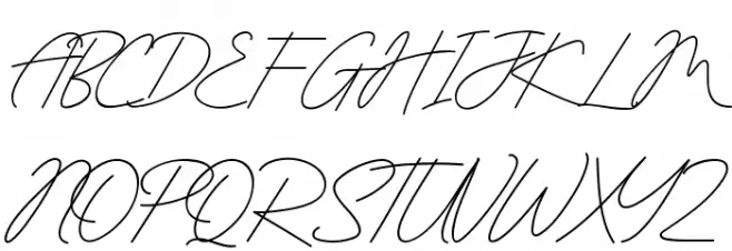 Marlines Demo 字体 大写