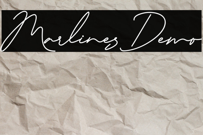 Marlines Demo Example 2