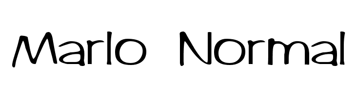 Marlo Normal Font