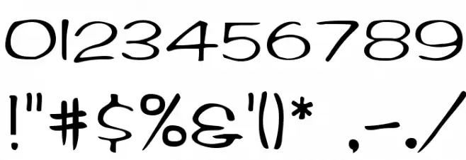 Marlo Normal Font OTHER CHARS