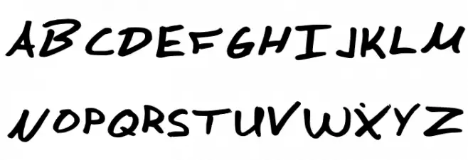Marlon Regular Font Litere mari