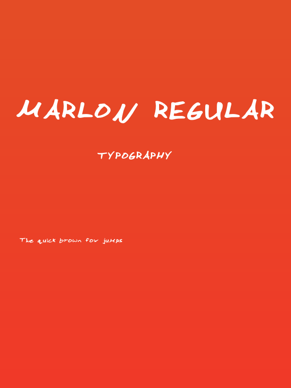 Marlon Regular Poster