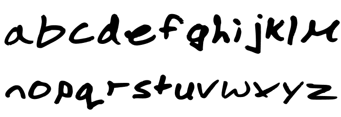 Marlon Regular フォント 小文字
