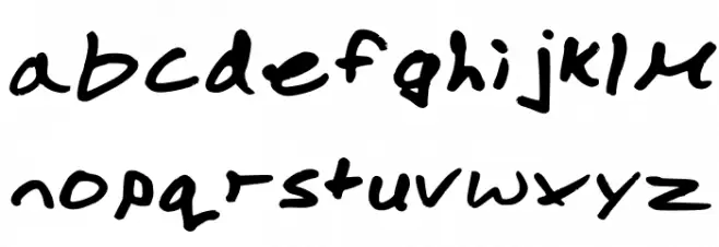 Marlon Regular フォント 小文字