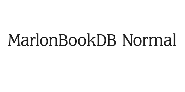 MarlonBookDB Normal Logo