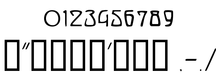 Marlowe Font OTHER CHARS