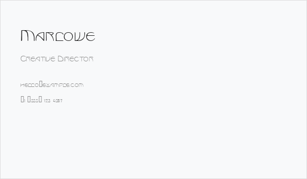 Marlowe Business Card
