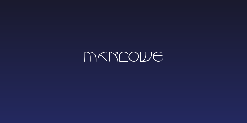 Marlowe Social Header
