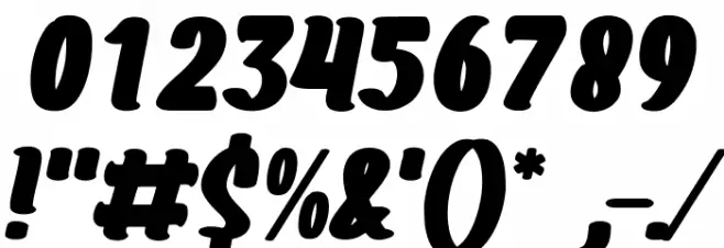 Marlrock Font OTHER CHARS