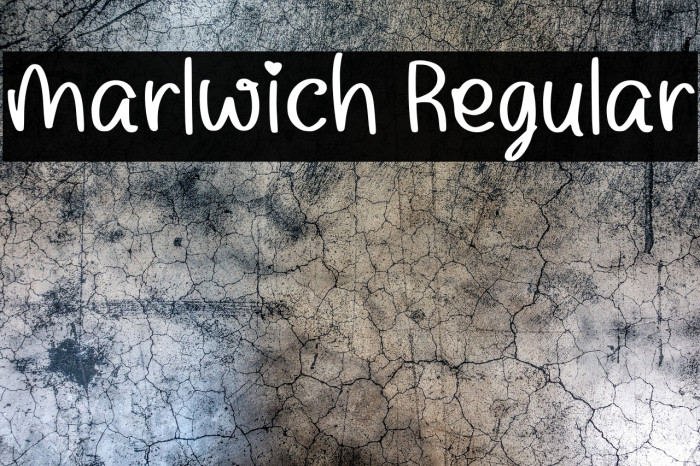 Marlwich Regular Example 1