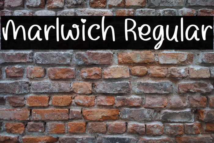Marlwich Regular Example 2
