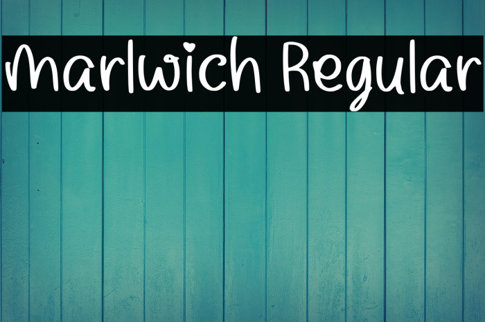 Marlwich Regular Example 3
