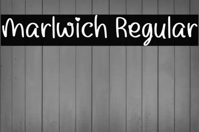 Marlwich Regular Font examples