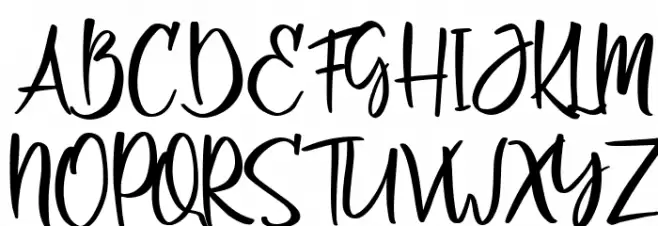 Marlyn Free Regular Font OTHER CHARS