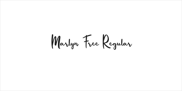 Marlyn Free Regular Logo