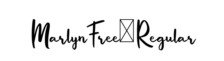 MarlynFree-Regular  नि: शुल्क फ़ॉन्ट्स डाउनलोड