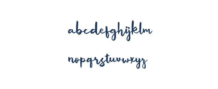 MarlynFree-Regular Lowercase