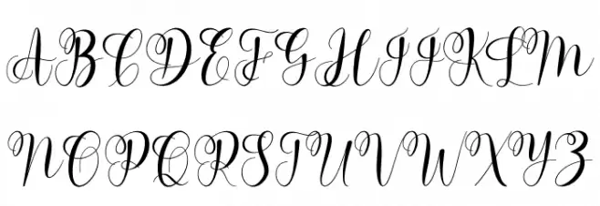 Marlyna Schriftart Groß