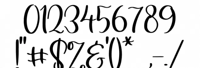 Marlyta Lovely Font OTHER CHARS