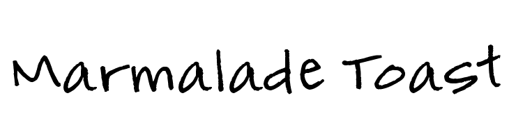 Marmalade Toast Font