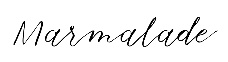 Marmalade Font
