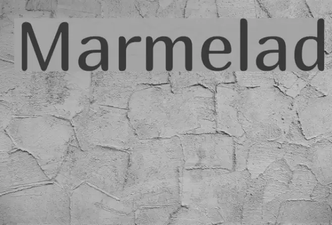 Marmelad Font examples