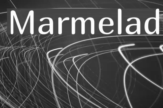 Marmelad Font examples