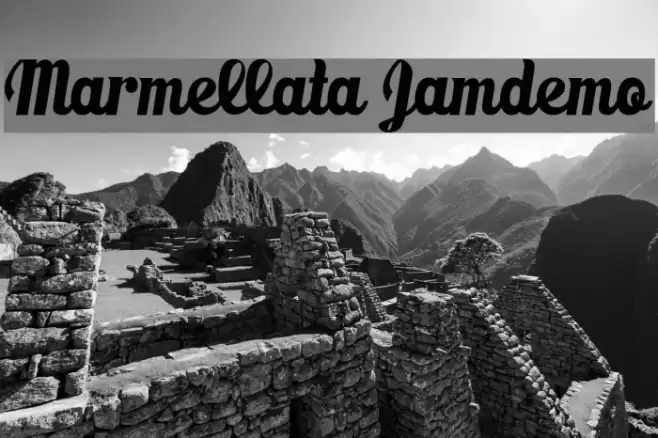Marmellata [Jam]_demo Polices examples