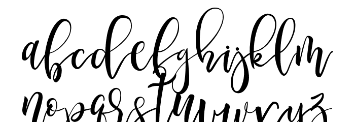 Marmia Font LOWERCASE