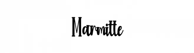 Marmitte  Frei Schriftart Herunterladen