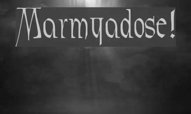 Marmyadose! Example 1