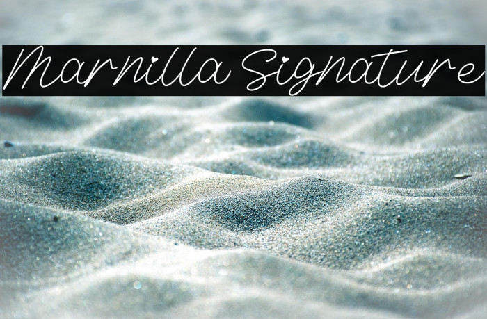 Marnilla Signature Example 2