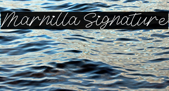 Marnilla Signature Example 3