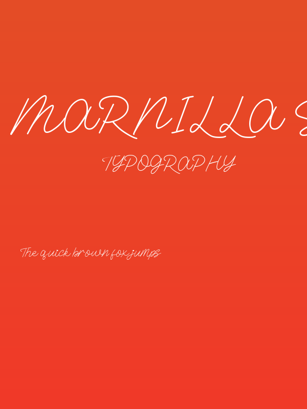 Marnilla Signature Poster