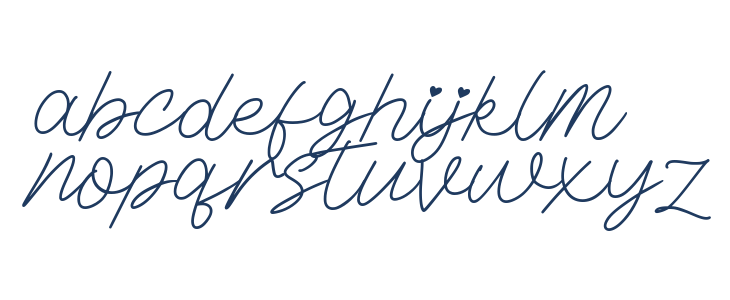 Marnilla Signature Lowercase