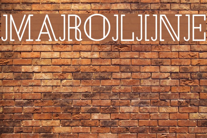 Maroline Font examples