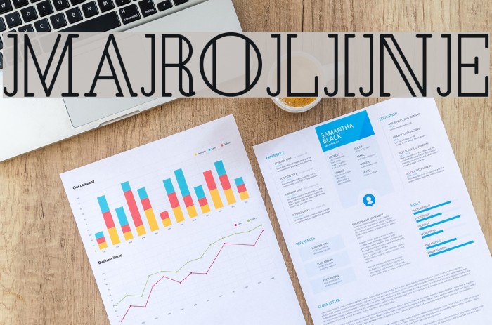 Maroline Font examples
