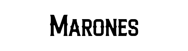 Marones  Frei Schriftart Herunterladen