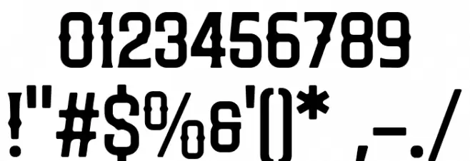 Marones Font OTHER CHARS