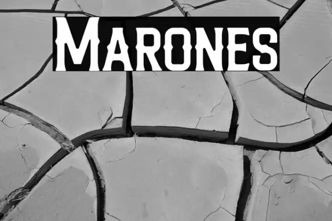 Marones Font examples