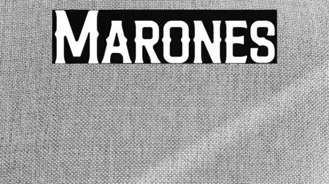 Marones Font examples