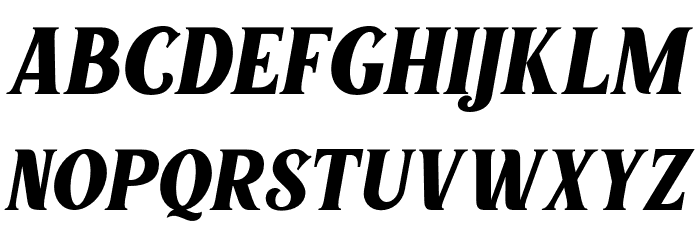 Marons Regular Font LOWERCASE