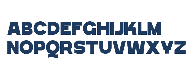 Marony-Regular Uppercase