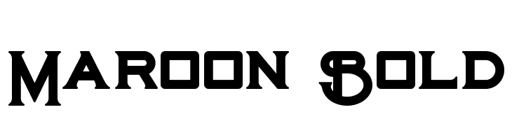 Maroon Bold  Fuentes Gratis Descargar