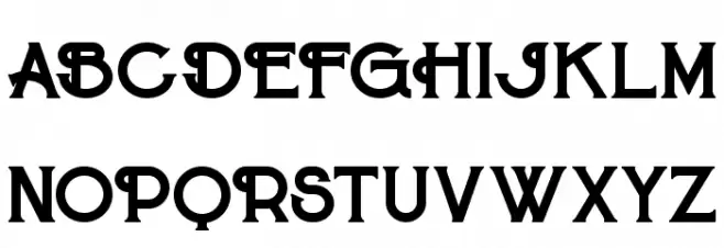 Maroon Bold Schriftart Groß