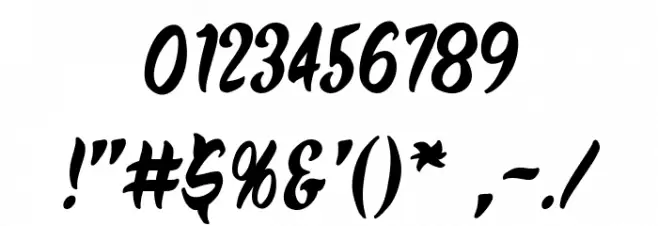 MaroonedOnMarsBB Font OTHER CHARS