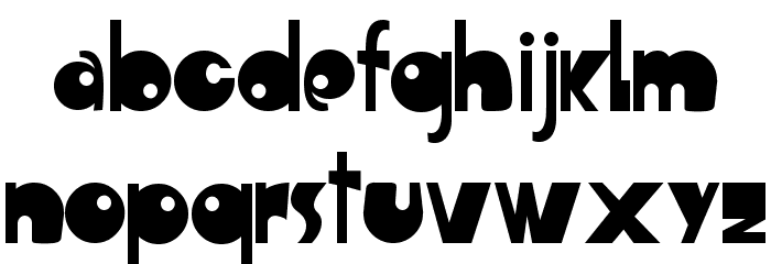 Maropawi Club Font LOWERCASE